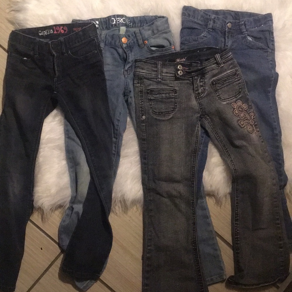Bundles😯 girls jeans 👖 size 7